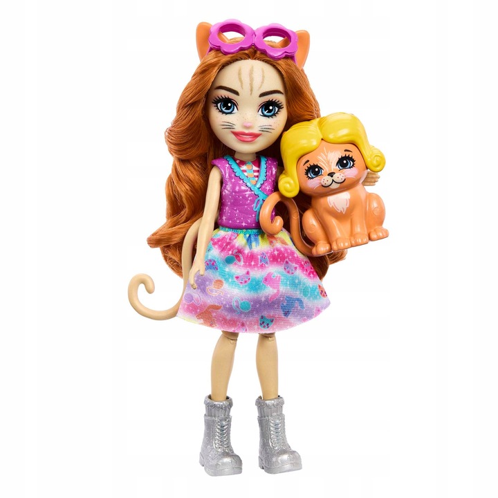 ENCHANTIMALS MOBILNE STUDIO MODY + LALKA KOTEK