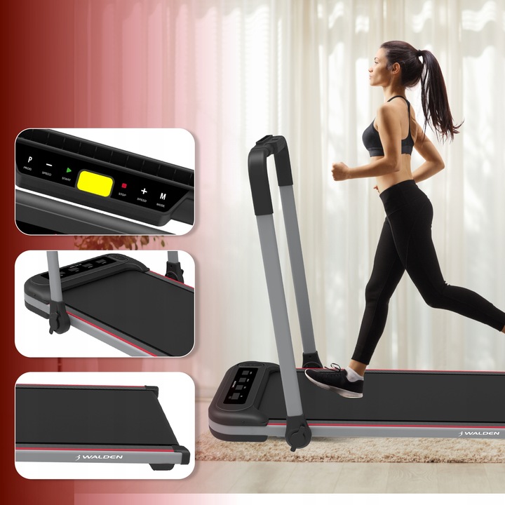 BIEŻNIA DOMOWA ELEKTRYCZNA SKŁADANA 10 KM/H WALDEN F2600