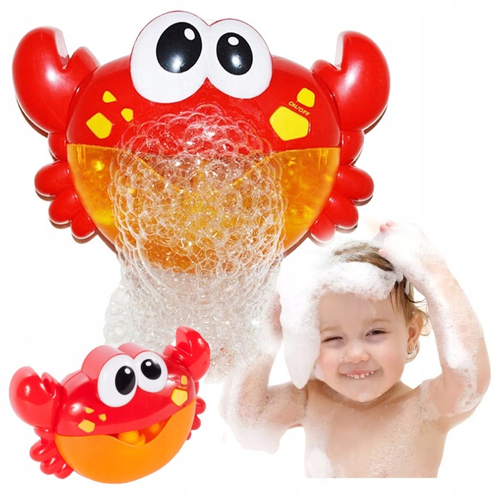 MASZYNKA DO ROBIENIA BĄBELEK PIANY W WANNIE KRAB