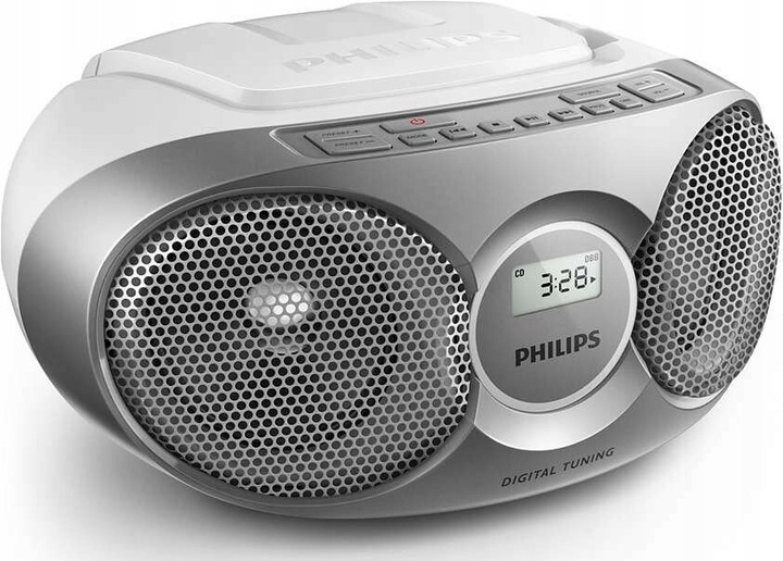 Philips Bumbox CD Philips Bumbox CD AZ215 Srebrny