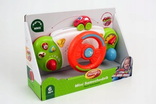 Zabawka Interaktywna Kierownica Mini samochodzik Dumel Discovery DD45287