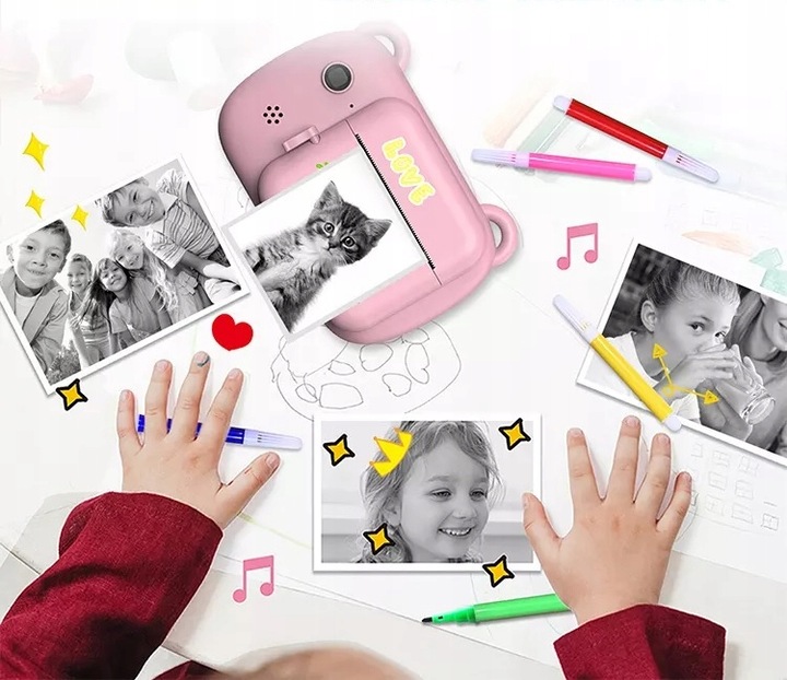 Aparat cyfrowy natychmiastowy HD z drukarką POLARX