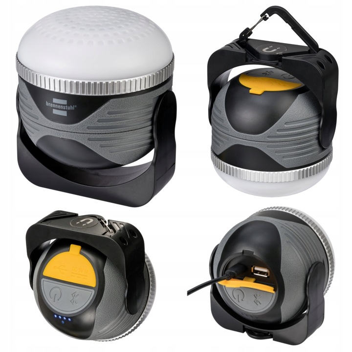 LATARKA LED KEMPINGOWA POD NAMIOT GŁOŚNIK Bluetooth