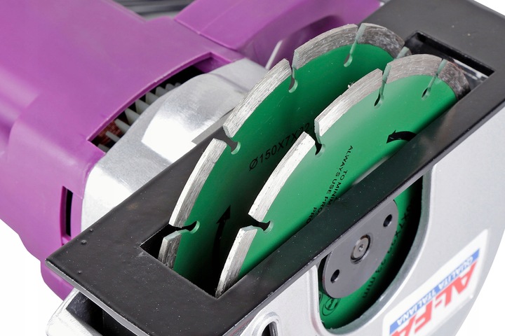 BRUZDOWNICA ELEKTRYCZNA DO BETONU FREZARKA ZESTAW NARZEDZIA TARCZE 3100 W