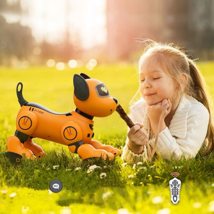 ROBOT INTERAKTYWNY PIES PIESEK ZDALNIE STEROWANY PROGRAMOWANY 20+ FUNKCJE