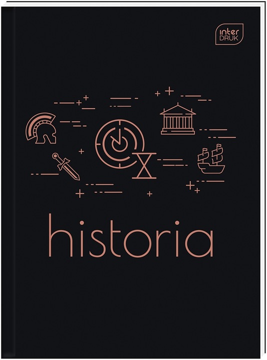 Zestaw 6 x Brulion tematyczny A5 80k zeszyty TWARDA OKŁADKA ze ściągą