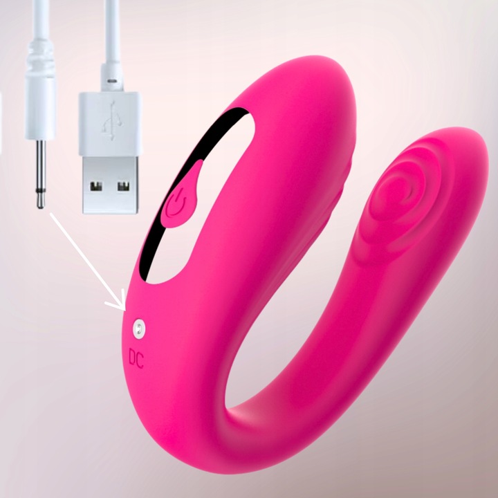 WIBRATOR DLA PAR masażer punktu G łechtaczki i penisa prezent NA WALENTYNKI