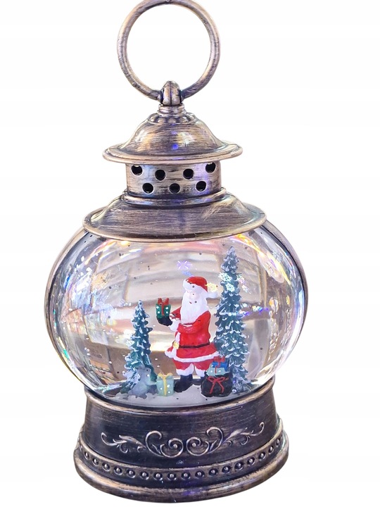 Lampion świąteczny led kula