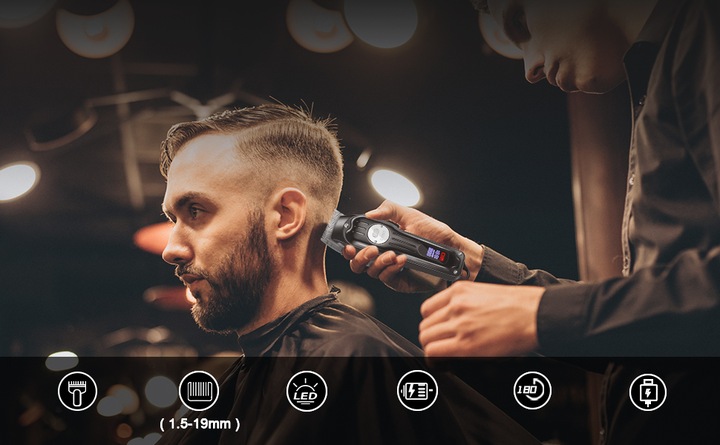 Profesjonalna Maszynka do Strzyzenia Wlosow Zestaw