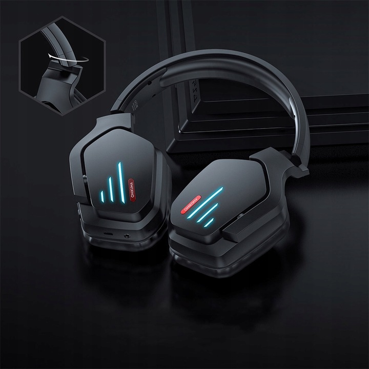 ONIKUMA B60 SŁUCHAWKI BEZPRZEWODOWE GAMINGOWE NAUSZNE MIKROFON BT 5.2 RGB