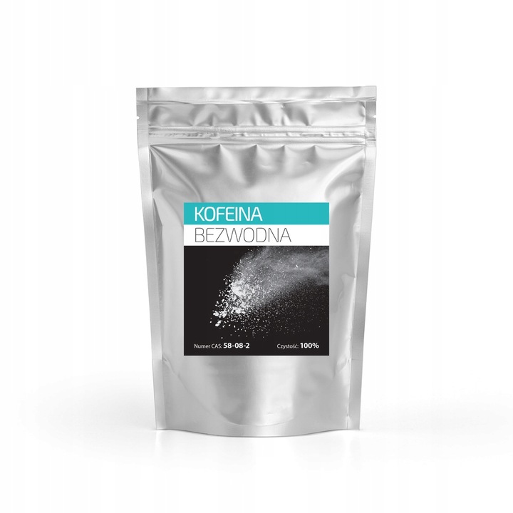 Kofeina bezwodna 1kg 100% proszek pył
