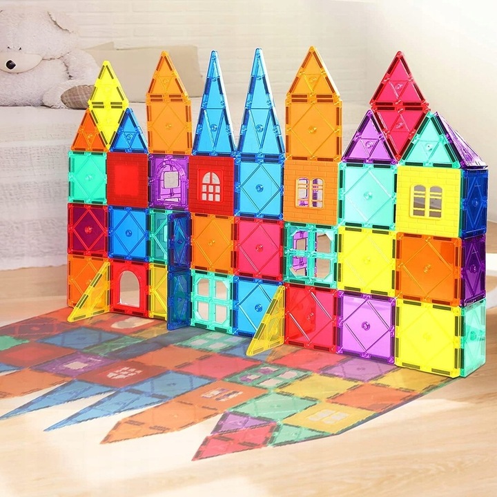 BEZPIECZNE KLOCKI MAGNETYCZNE DLA DZIECI