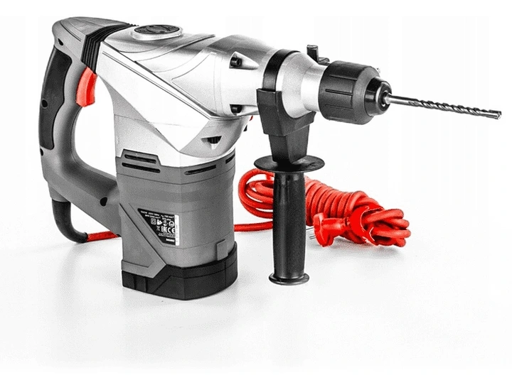 WIERTARKA MŁOTOWIERTARKA MŁOT UDAROWY MOCNA SDS+ WIERTŁA SZPICAK WALIZKA