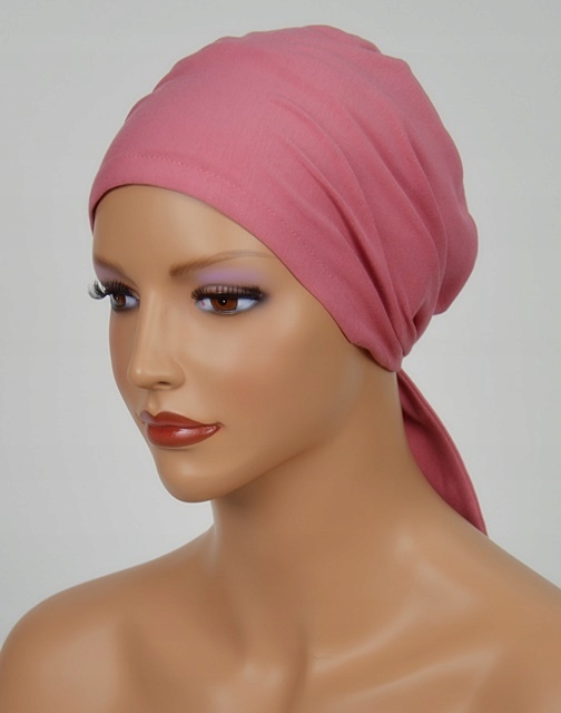 Prosta chusta damska na głowę Aga 103 z bambusa także po chemioterapii