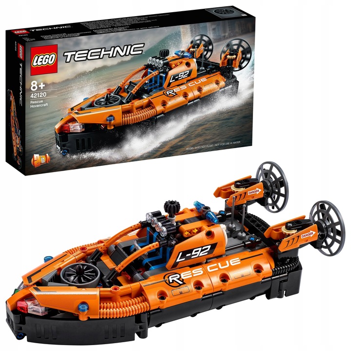 LEGO TECHNIC Poduszkowiec ratowniczy 42120 + GRATIS List do Mikołaja!
