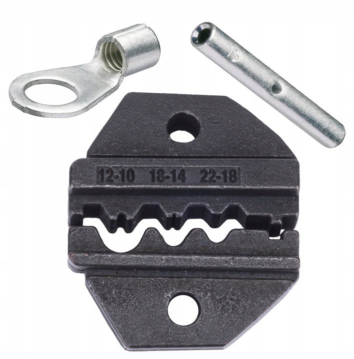 Zaciskarka Do Konektorów 5 Matryc 10-35 mm + Ściągacz do Izolacji 0,2-6 mm