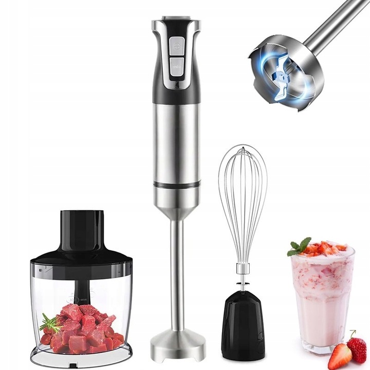 BLENDER RĘCZNY MIKSER WIELOFUNKCYJNY ZESTAW TURBO