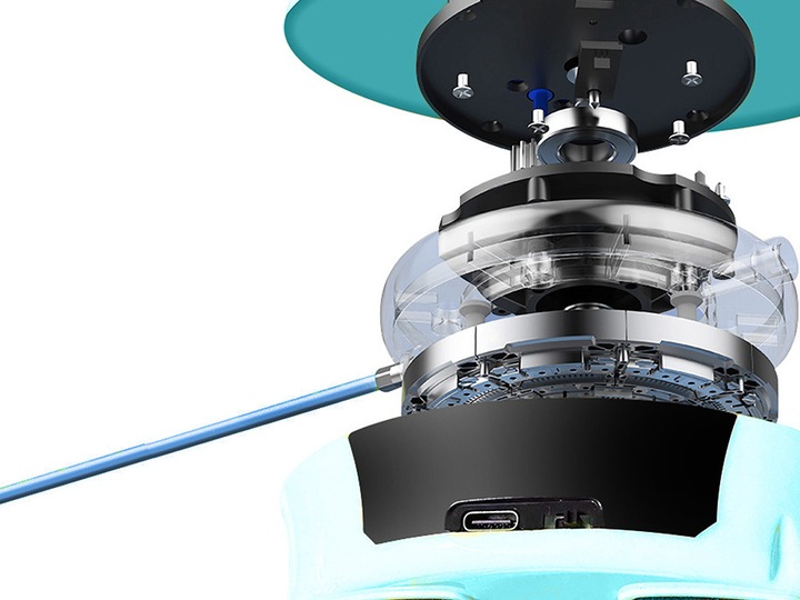 SKAKANKA INTERAKTYWNA AUTOMATYCZNA LINOWA PILOT LICZĄCA OBROTY NIEBIESKA