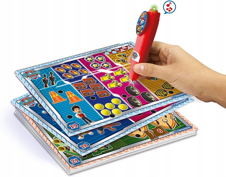 PSI PATROL QUIZ interaktywne pióro GRA DLA DZIECI w wieku 3-6 lat