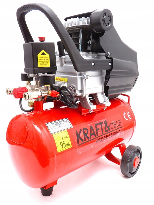 KOMPRESOR OLEJOWY SPRĘŻARKA 24L 230V 8BAR 205L/MIN