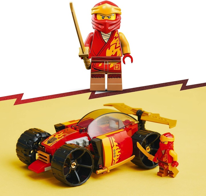 LEGO Ninjago 71784 Odrzutowiec Jay'a EVO 71780 Samochód wyścigowy Kaia EVO