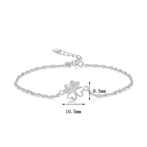 BRANSOLETKA SREBRNA DAMSKA CELEBRYTKA KONICZYNKA, BRANSOLETKA SREBRO 925