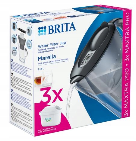 Dzbanek filtrujący Brita Marella Cool +3 filtry Maxtra PRO Pure Performance