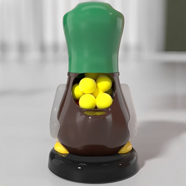 GŁODNA KACZKA STRZELANIE DO CELU KULKAMI GRA ZRĘCZNOŚCIOWA 2 x PISTOLET