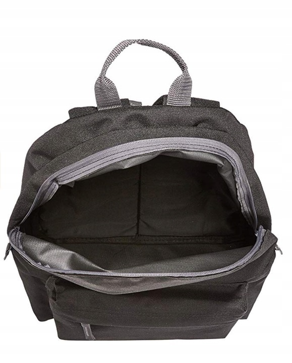 REAL MADRYT, plecak szkolny, czarny, 18l, jakość, wys (PL)/ TWÓJ NICK, IMIĘ