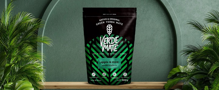 Yerba Verde Mate Green Apple Mint 0,5kg jabłko