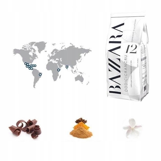 Kawa ziarnista Bazzara Dodicigrancru 250g