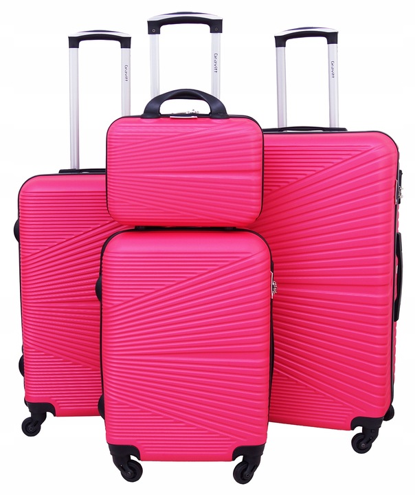 ZESTAW WALIZEK 4w1 WALIZKA PODRÓŻNA NA KÓŁKACH GRAVITT 1203