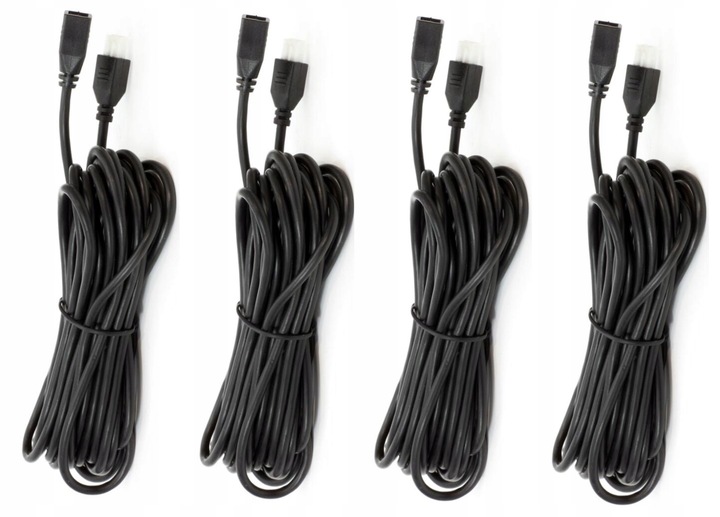 4x Przedłużenie przedłużacz do czujników cofania 450cm