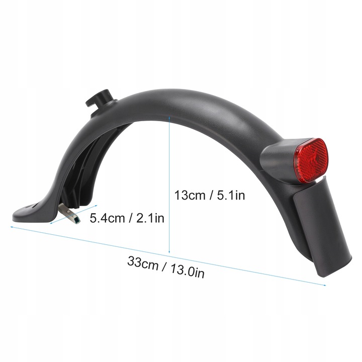 Błotnik tylny z lampką do Xiaomi PRO 2 1S Komplet