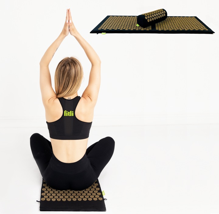 MATA ZDROWOTNA DO AKUPRESURY Z KOLCAMI + PODUSZKA