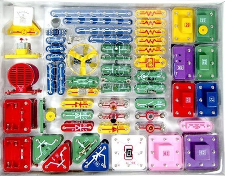 9544 SEKRETY ELEKTRONIKI 500 EKSPERYMENTÓW NAUKA zestaw DROMADER