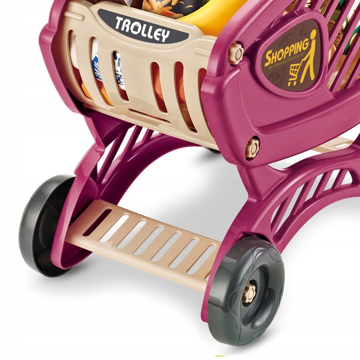 SUPERMARKET WÓZEK SKLEPOWY ZAKUPOWY DLA DZIECI SKLEP OWOCE WARZYWA MATADI