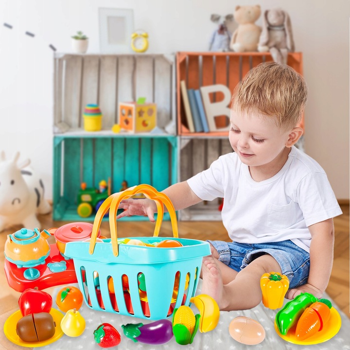 WARZYWA OWOCE DO KROJENIA DLA DZIECI NA RZEPY KUCHNIA KOSZYK NA ZAKUPY