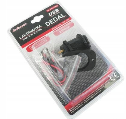 42606 ROZG.ŁADOWARKA 12/24V 2xUSB-2,1A-DEDAL