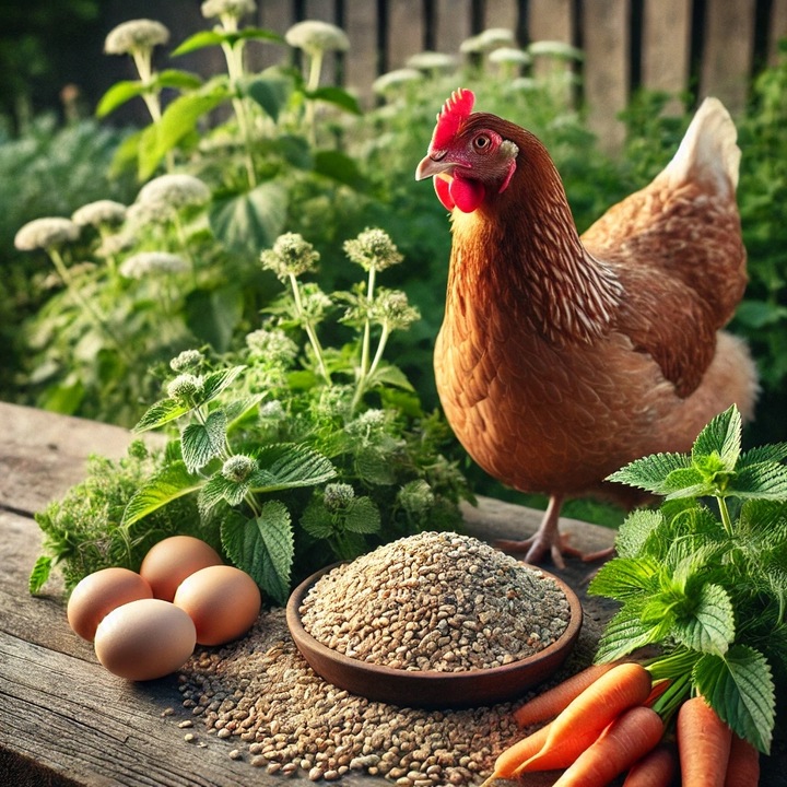 Naturalna Karma Nioska z Ziołami Kruszonka Pasza dla Kur Niosek
