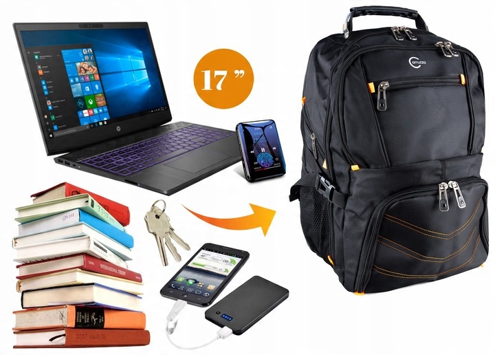 Plecak Na Laptop 17 Cali Turystyczny Militarny Trekkingowy Wodoodporny