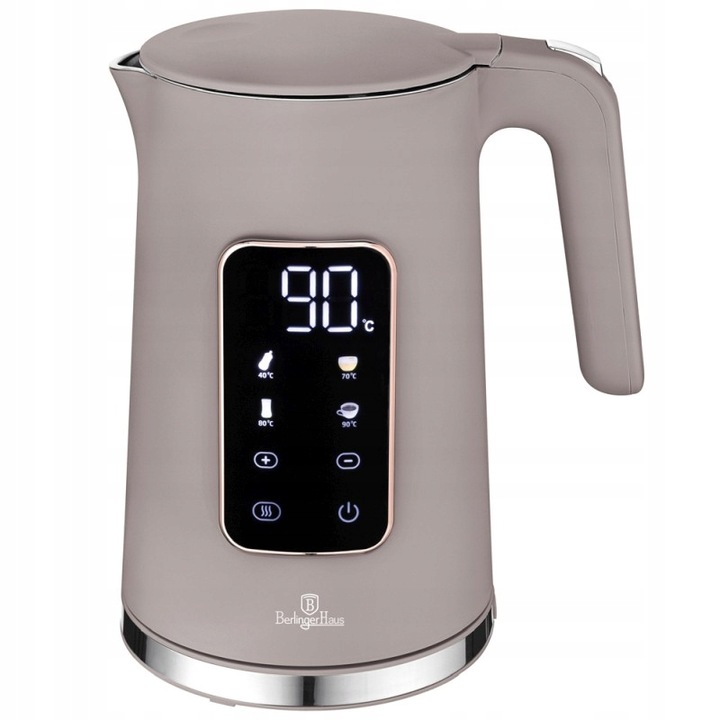 Czajnik elektryczny z regulacją temperatury cyfrowy 1,7 l Taupe Collection