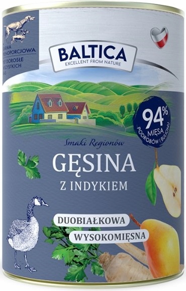 Mokra karma dla psa Baltica MIX SMAKÓW Hipoalergiczna Bezzbożowa - 6 x 400g
