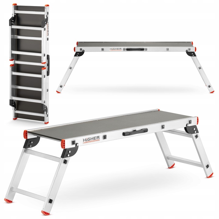 Podest aluminiowy roboczy drabina aluminiowa 2,45m