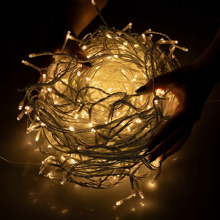 SOPLE 500 LED LAMPKI ZEWNĘTRZNE 22,5m PILOT FLASH GIRLANDA ŚWIETLNA KURTYNA