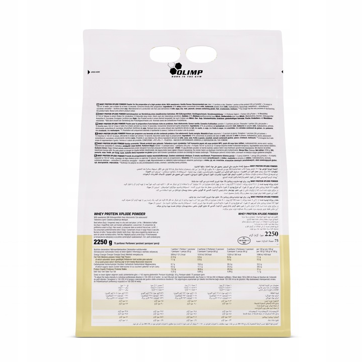 OLIMP WHEY PROTEIN XPLODE POWDER 2250g ODŻYWKA BIAŁKOWA WPC BIAŁKO SERWATKA