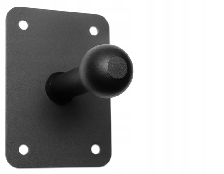 Wieszak do platform rowerowych ścienny kula PEŁNA, toczona CNC