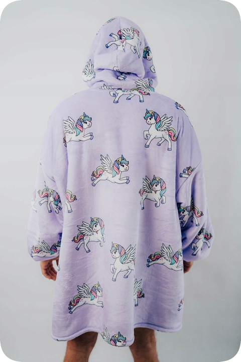 KOC BLUZA Comfy Moment Kocobluza bluzokoc Unicorn Oversize 2w1 prezent
