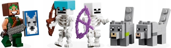 KLOCKI LEGO | MINECRAFT 21261 WILCZA TWIERDZA NOWE ZESTAW DLA DZIECI +TORBA