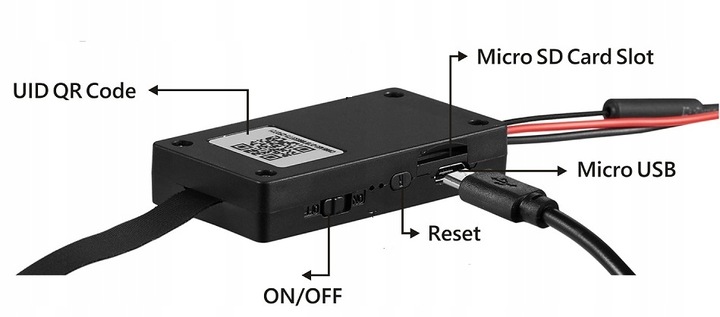MINI KAMERA SZPIEGOWSKA ELASTYCZNA WIFI JAK GUZIK APLIKACJA DETEKCJA RUCHU